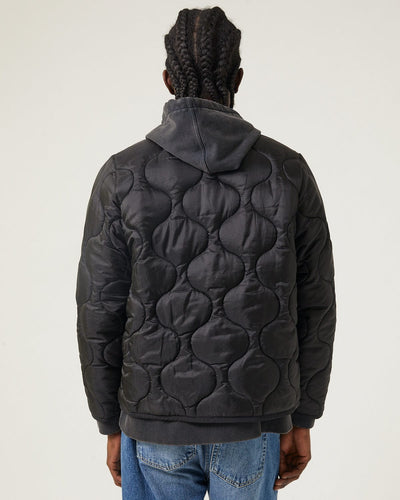 Quilted Liner Jacket - Black-Liner Jacket-Black Q-Corridor