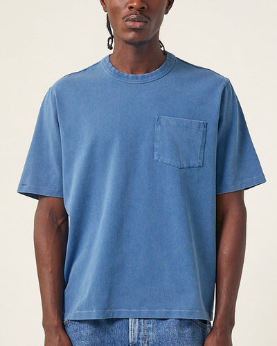 Garment Dye Tee - Indigo-T-Shirt-Siena-Corridor