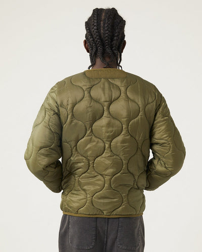 Quilted Liner Jacket - Army-Liner Jacket-Black Q-Corridor