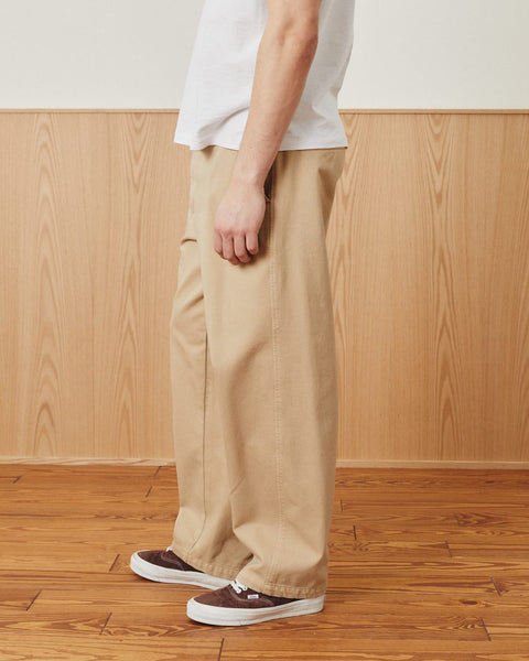 Wide Twill Pant - Tan – Corridor