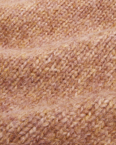 Alpaca Crewneck - Camel-Crewneck-Black Q-Corridor