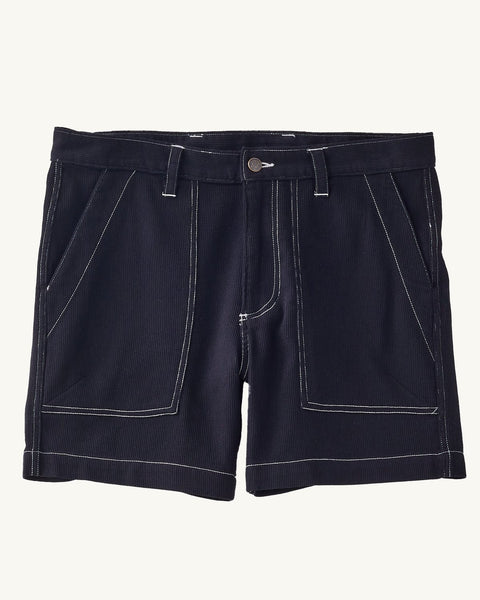Bedford Cord Camp Pocket Shorts - Black – Corridor