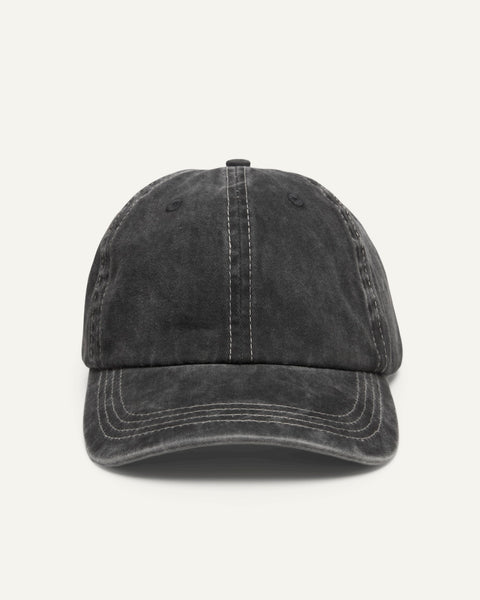 Garment Washed Cap - Black – Corridor