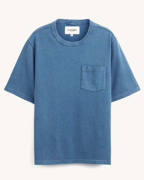 Garment Dye Tee - Indigo – Corridor