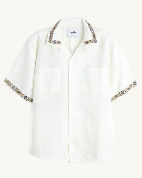 Harmony Embroidered SS - White – Corridor