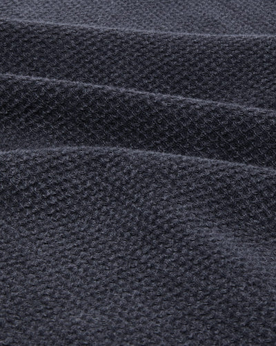 Waffle Henley - Black-Henley-Siena-Corridor