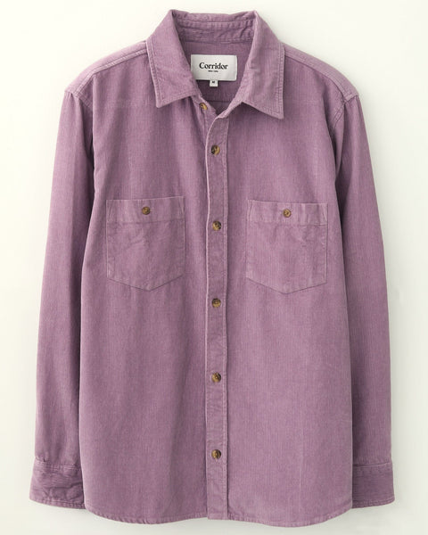 トップス 1950s open collar purple corduroy shirt Adaptive Vintage Violet Corduroy Shirt Jacket