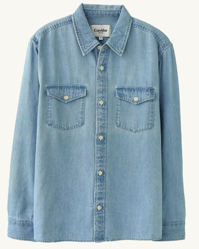 Denim Shirt LS-Long Sleeve Shirt-Corridor-Corridor