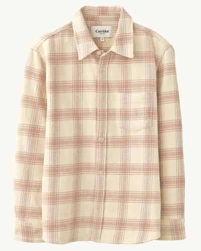 Appalachian Plaid LS - Natural-LS-Original Madras Trading Co. (OMTC)-Corridor