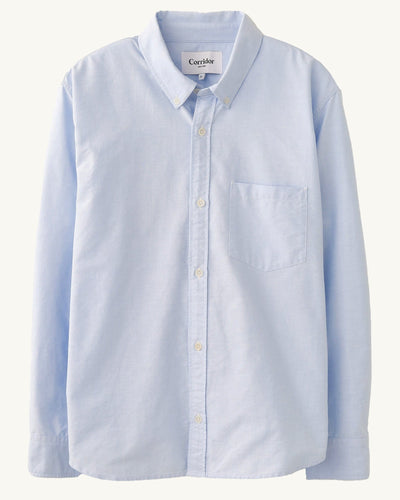 Oxford LS - Chambray-Long Sleeve Shirt-Somelos-Corridor