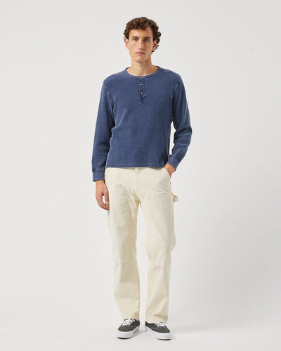 Waffle Henley - Navy-Henley-Siena-Corridor