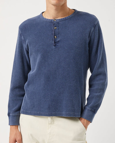 Waffle Henley - Navy-Henley-Siena-Corridor