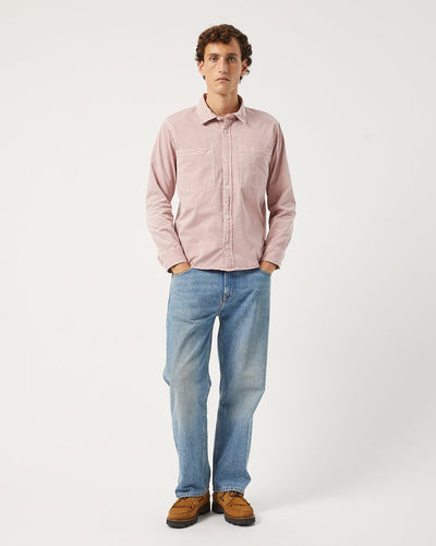 Garment Dye Twill LS - Pink-LS-Somelos-Corridor