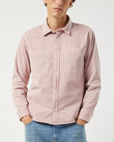 Garment Dye Twill LS - Pink-LS-Somelos-Corridor