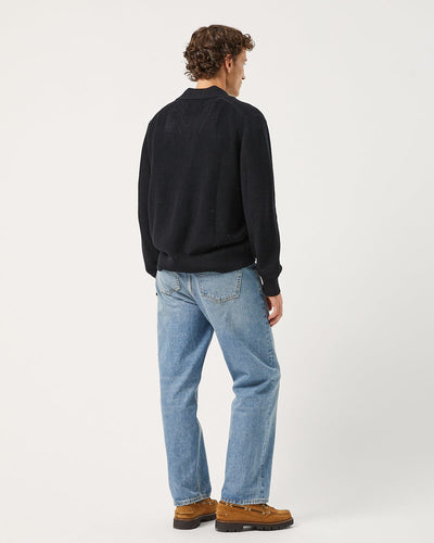 LS Slouchy Polo - Black-LS Polo-Alpafina-Corridor