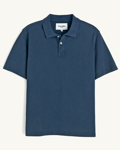 Pique Polo - Navy – Corridor