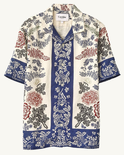 Rose Border SS Camp-Short Sleeve Shirt-Corridor-Corridor