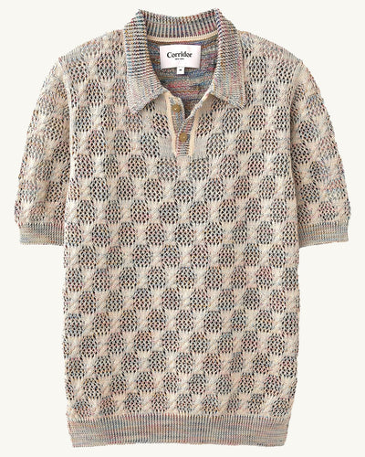 Cable Lace Polo-Knit Buttondown-Corridor-Corridor