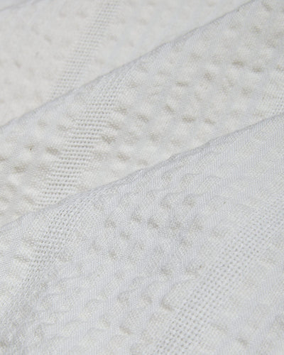 Striped Seersucker SS - White-Short Sleeve Shirt-Corridor-Corridor