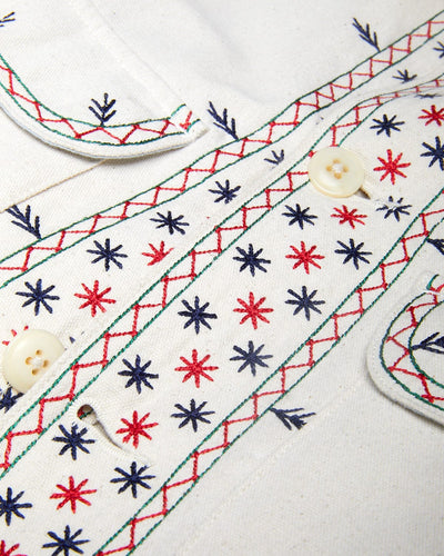 Starlight Embroidered Military Jacket-Military Jacket-Corridor-Corridor