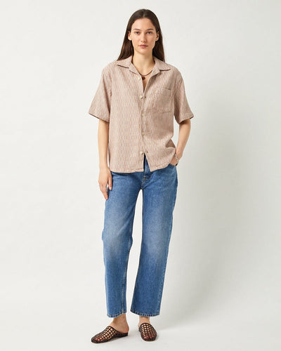 Rainbow Weave SS - Pink-Short Sleeve Shirt-Corridor-Corridor