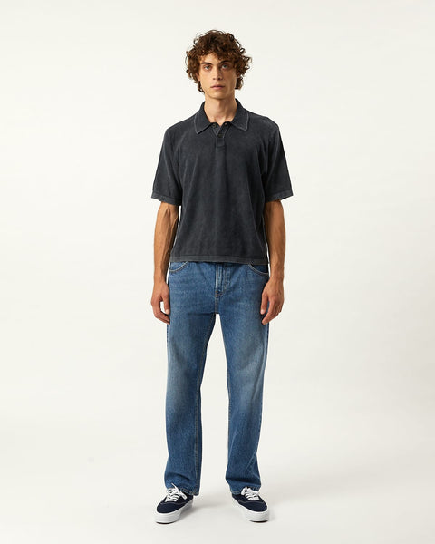 Knit Polo - Black – Corridor
