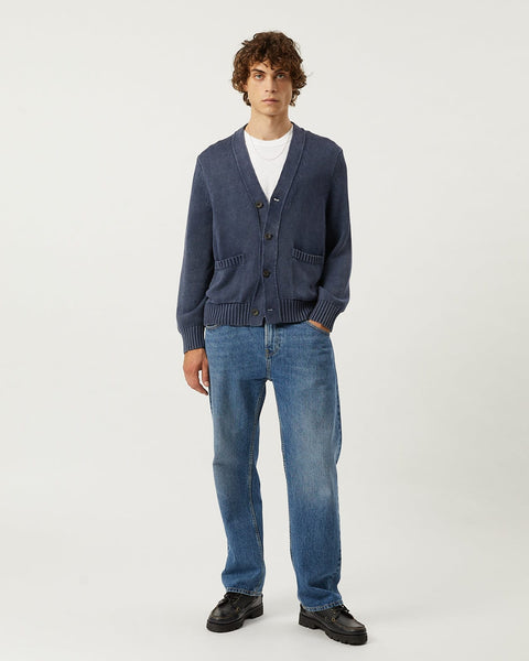 Acid Wash Cardigan - Midnight – Corridor