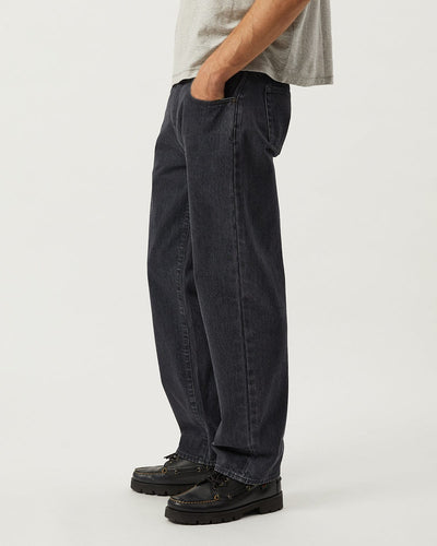 5 Pocket Jean - Washed Black-Jeans-Real-Corridor