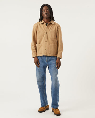 Misha Overshirt - Tan-Overshirts-Black Q-Corridor