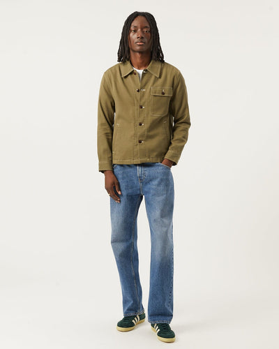 Bedford Cord Military Jacket - Olive-Military Jacket-OMTC-Corridor