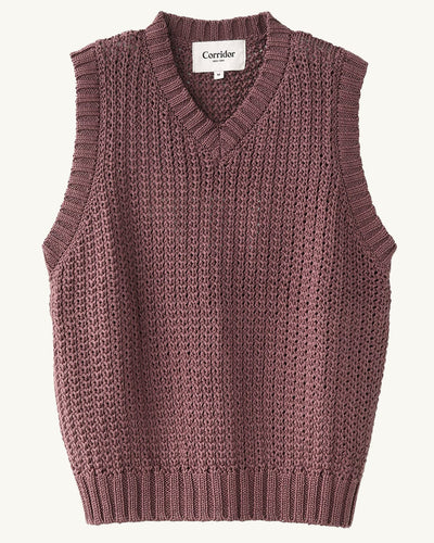 Mercerized Vest - Violet-Vest-Alpafina-Corridor