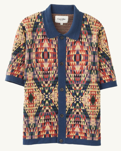 Ruach SS Buttondown-Knit Buttondown-Alpafina-Corridor