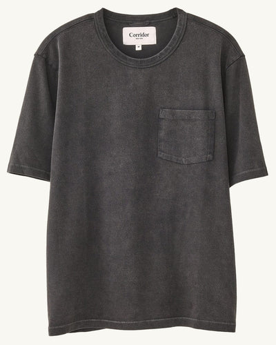 Garment Dye Tee - Black-T-Shirt-Siena-Corridor