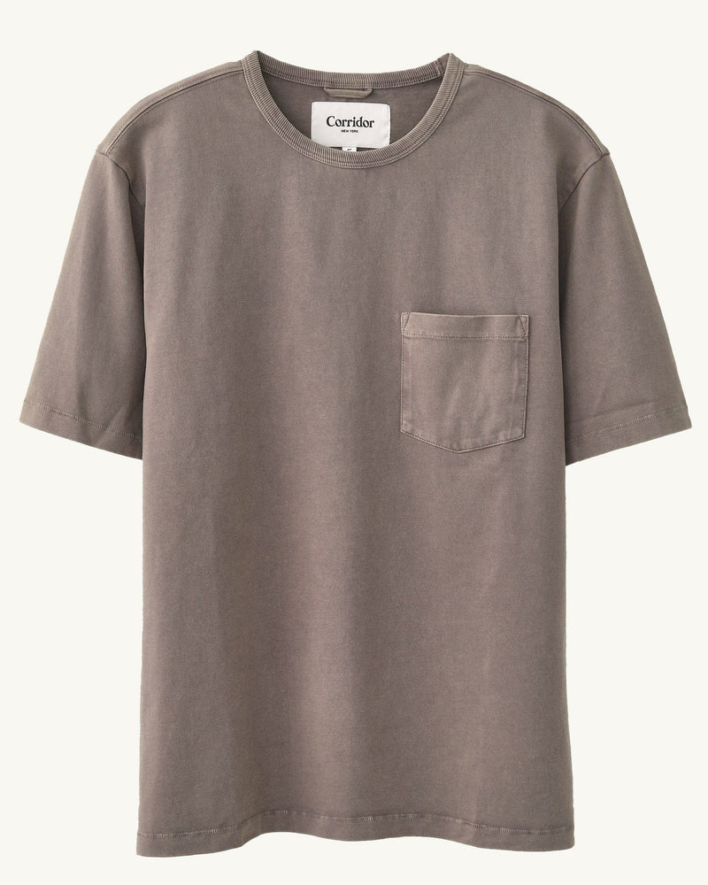 Garment Dye Tee - Smoke-T-Shirt-Siena-Corridor