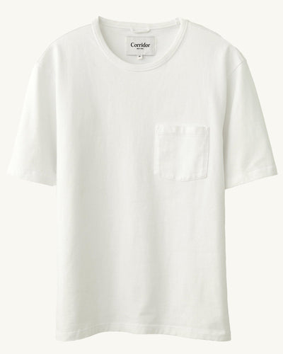 Garment Dye Tee - White-T-Shirt-Siena-Corridor