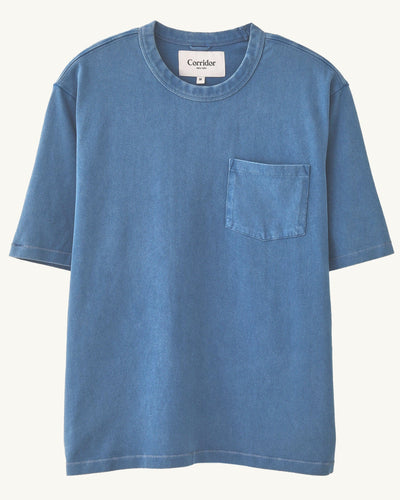 Garment Dye Tee - Indigo-T-Shirt-Siena-Corridor