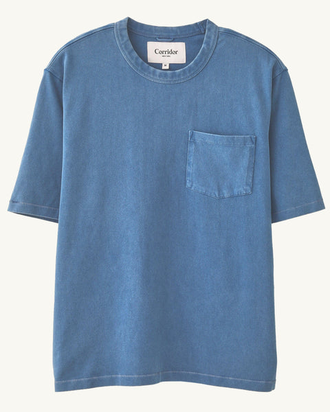 Garment Dye Tee - Indigo – Corridor