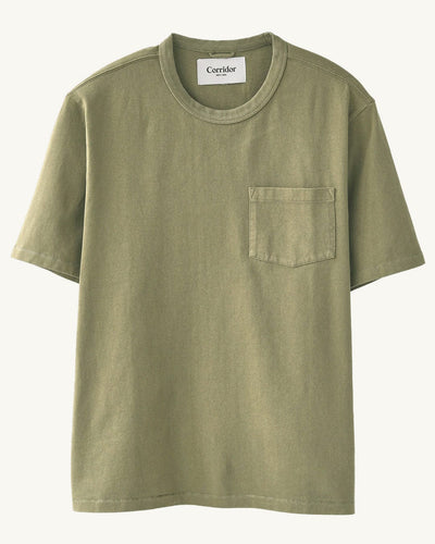 Garment Dye Tee - Olive-T-Shirt-Siena-Corridor