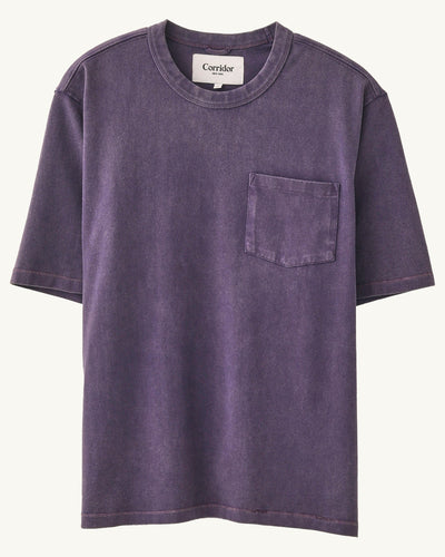 Garment Dye Tee - Purple-T-Shirt-Siena-Corridor