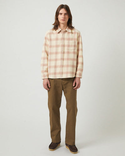 Appalachian Plaid LS - Natural-LS-Original Madras Trading Co. (OMTC)-Corridor