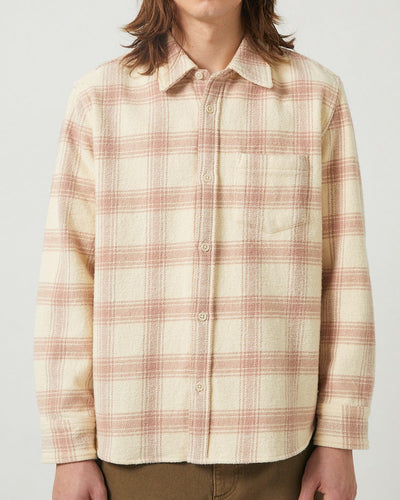 Appalachian Plaid LS - Natural-LS-Original Madras Trading Co. (OMTC)-Corridor