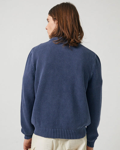 Pocket Crewneck - Navy-Crewneck-Alpafina-Corridor