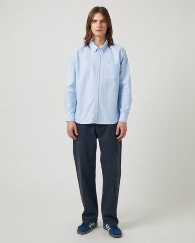 Oxford LS - Chambray-Long Sleeve Shirt-Corridor-Corridor