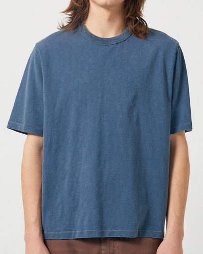 Slub Tee - Navy-T-Shirt-Siena-Corridor
