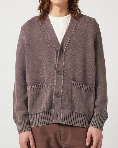 Acid Wash Cardigan - Purple-Cardigan-Alpafina-Corridor