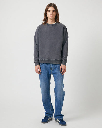 French Terry Crewneck - Washed Black-Sweatshirt-Corridor-Corridor