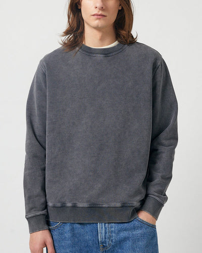 French Terry Crewneck - Washed Black-Sweatshirt-Corridor-Corridor