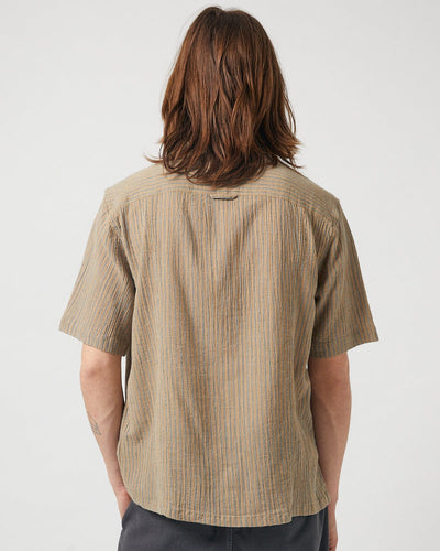 High Twist Stripe SS Camp-Short Sleeve Shirt-Corridor-Corridor