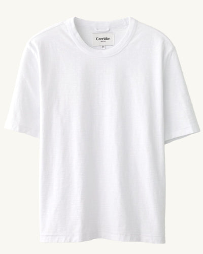 Slub Tee - White-T-Shirt-Siena-Corridor