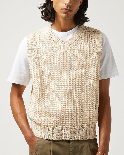 Mercerized Vest - Natural – Corridor